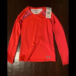 Girls long sleeve under armour shirt